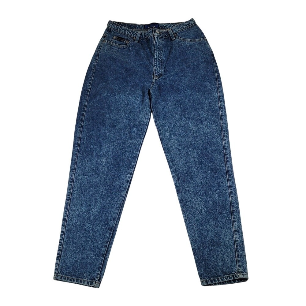 Vintage Women's Sassoon Modern Basics Stone‎ Washed Jeans Size 14 Mom Jeans